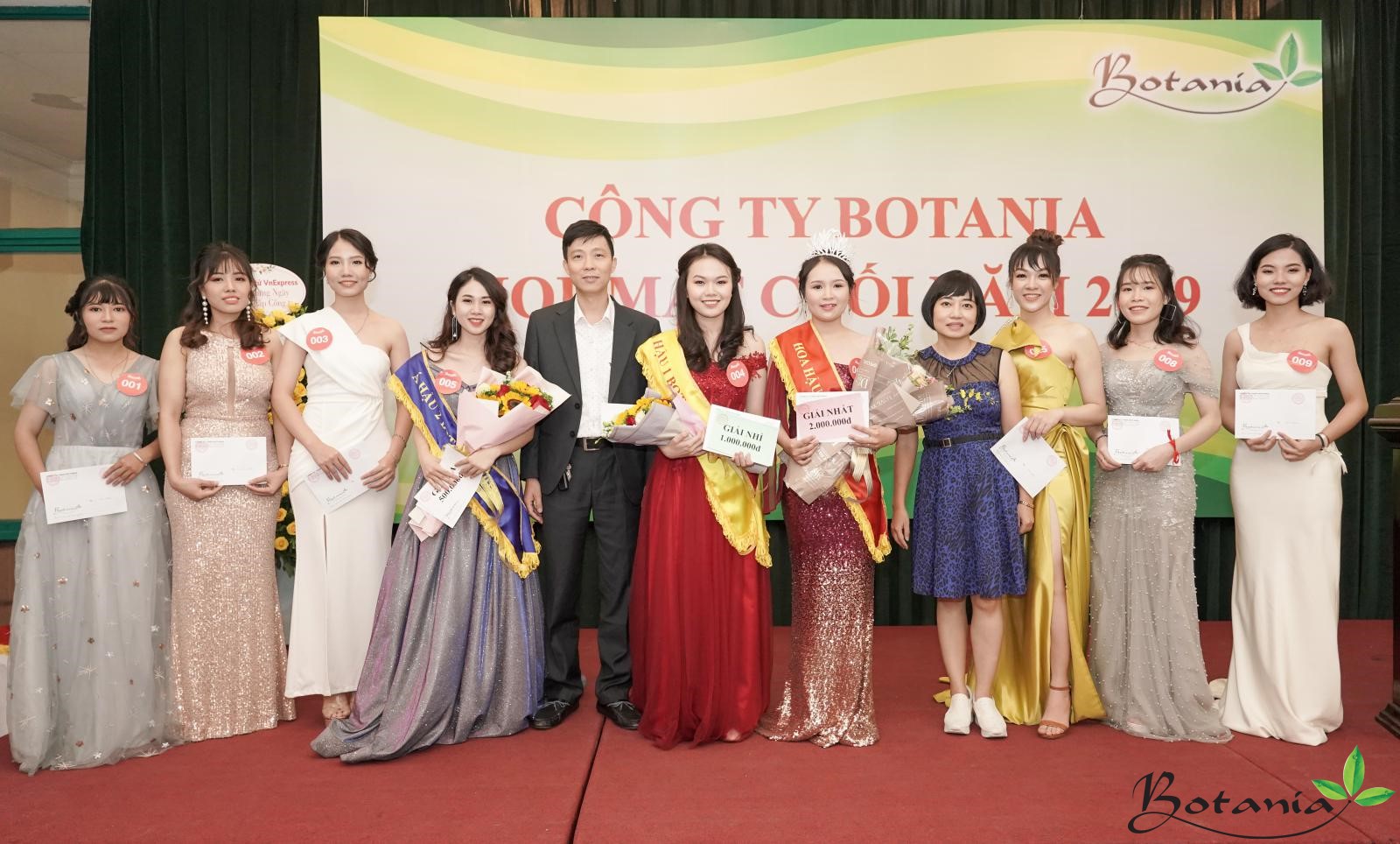 công ty botania thi hoa hậu và nam vương